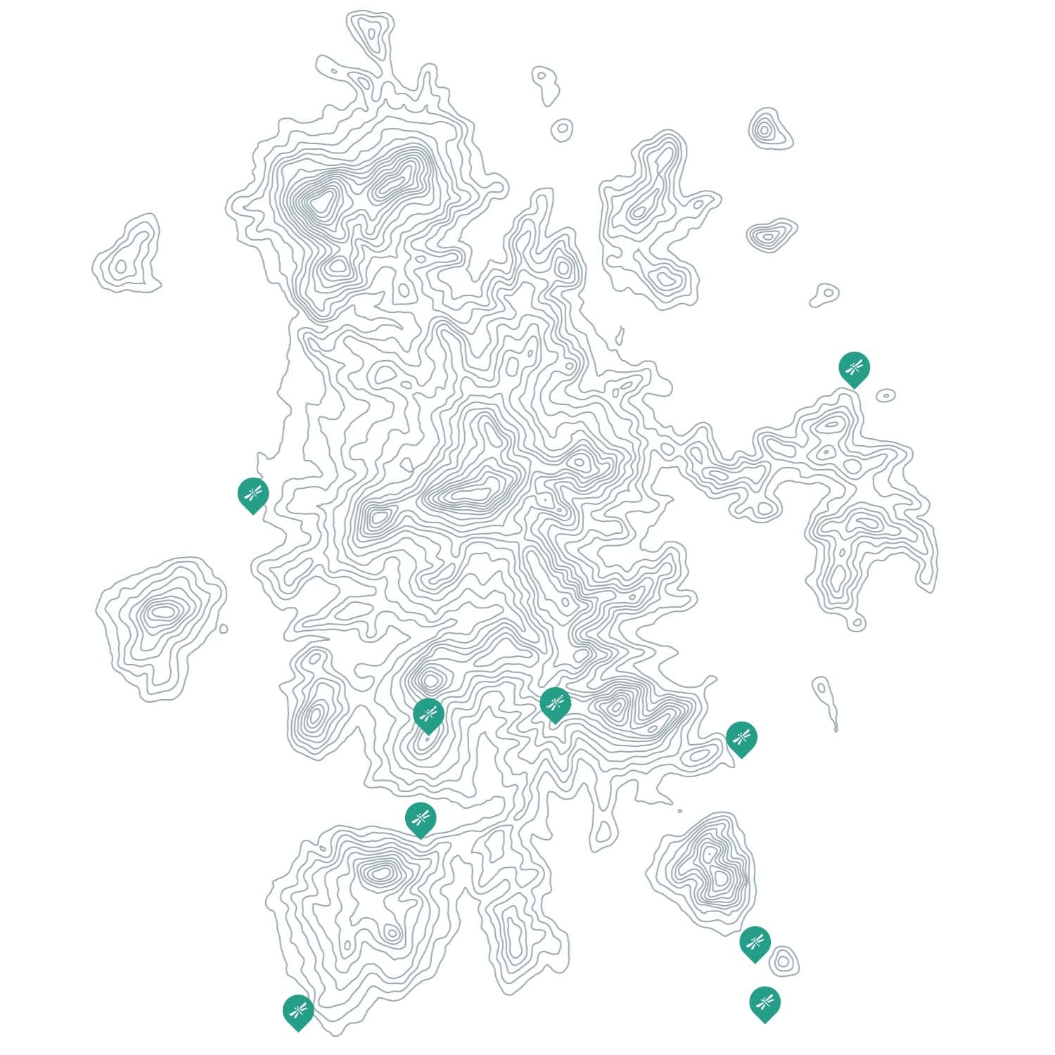 Mappa delle location